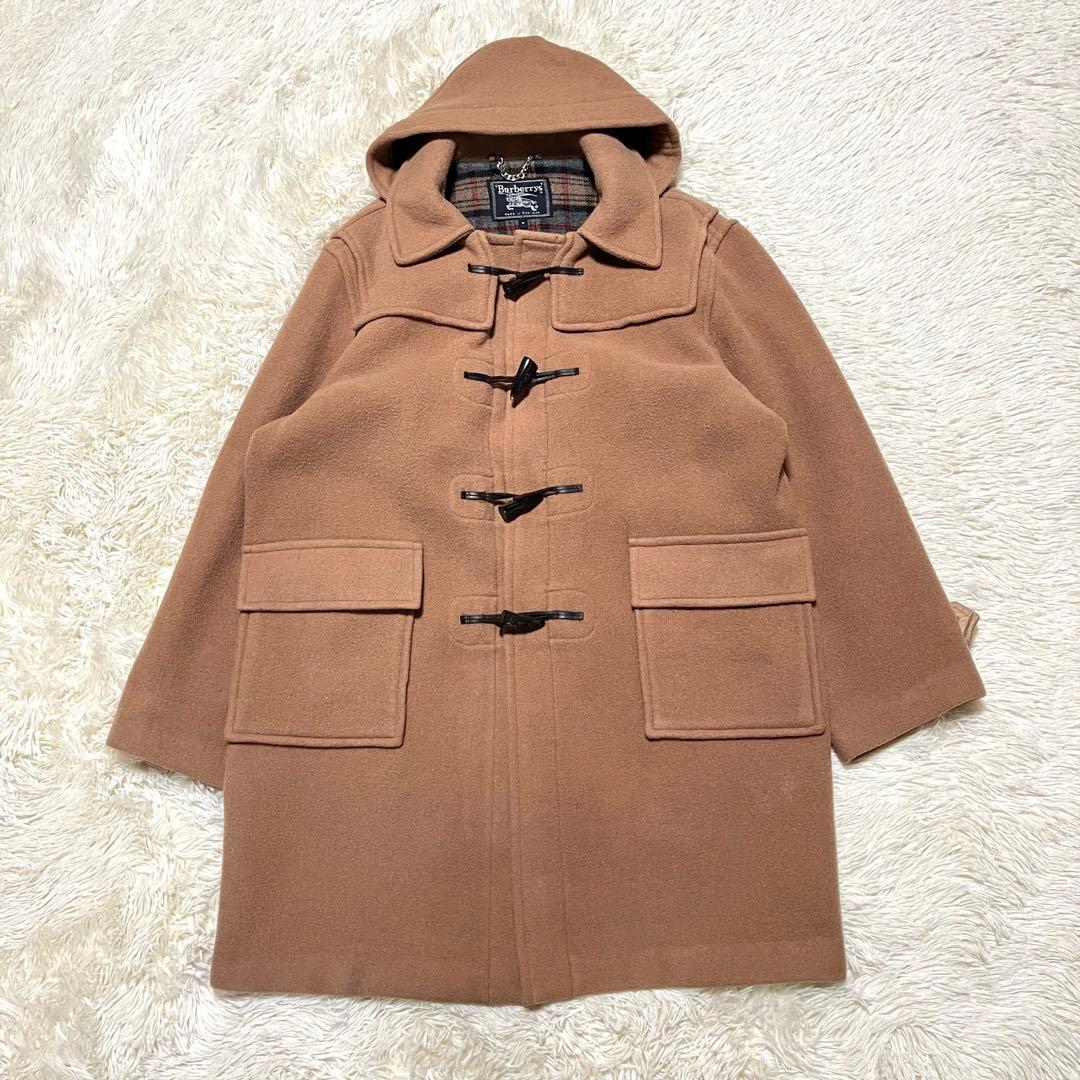 BURBERRY バーバリー ダッフルコート ウール100% キャメル