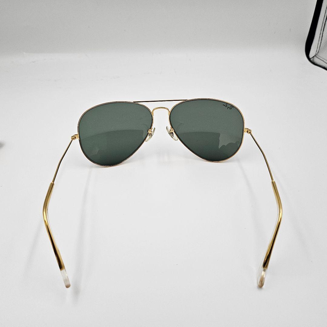 美品　Ray-Ban　レイバン　アビエーターゴールドメタルツーブリッジ