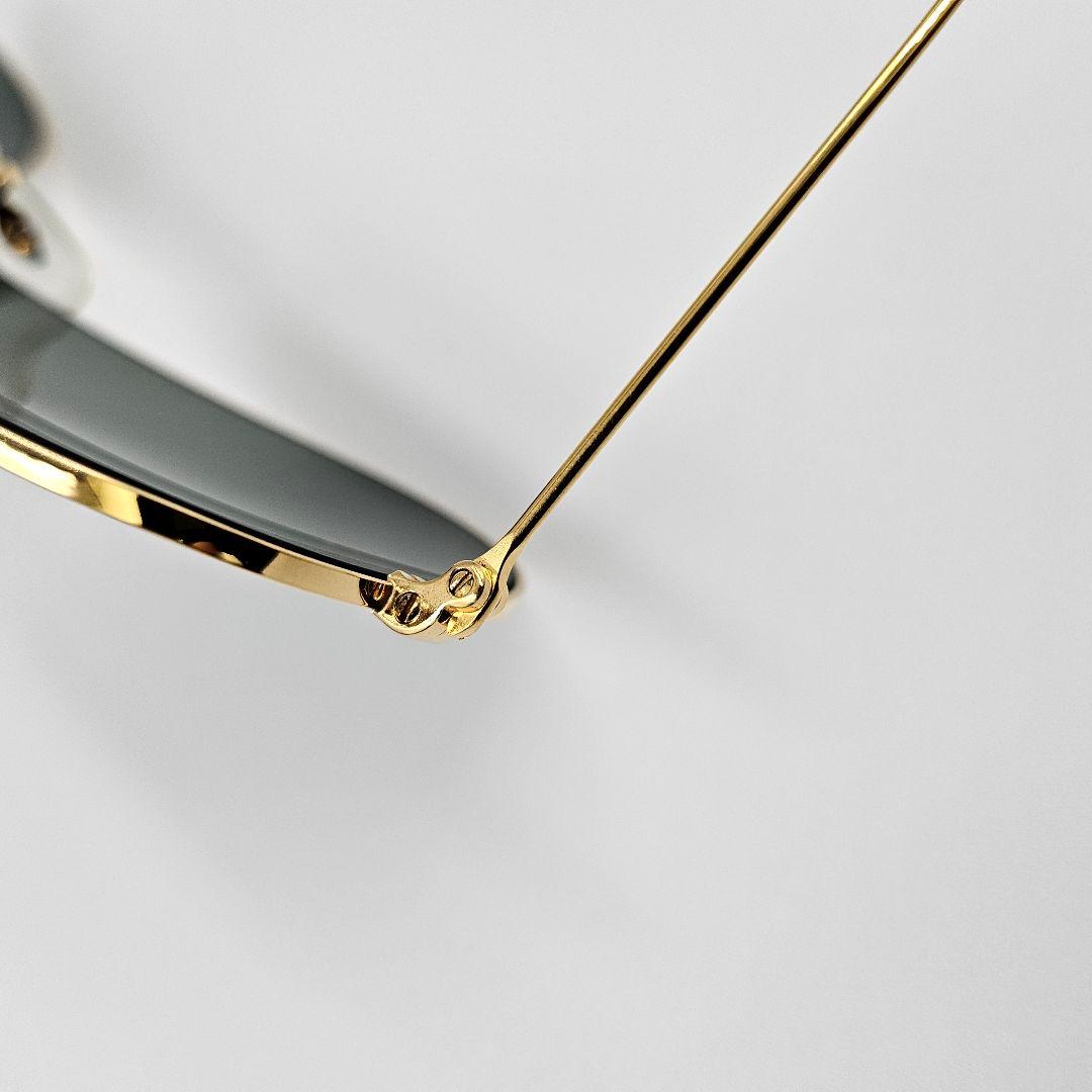 美品　Ray-Ban　レイバン　アビエーターゴールドメタルツーブリッジ