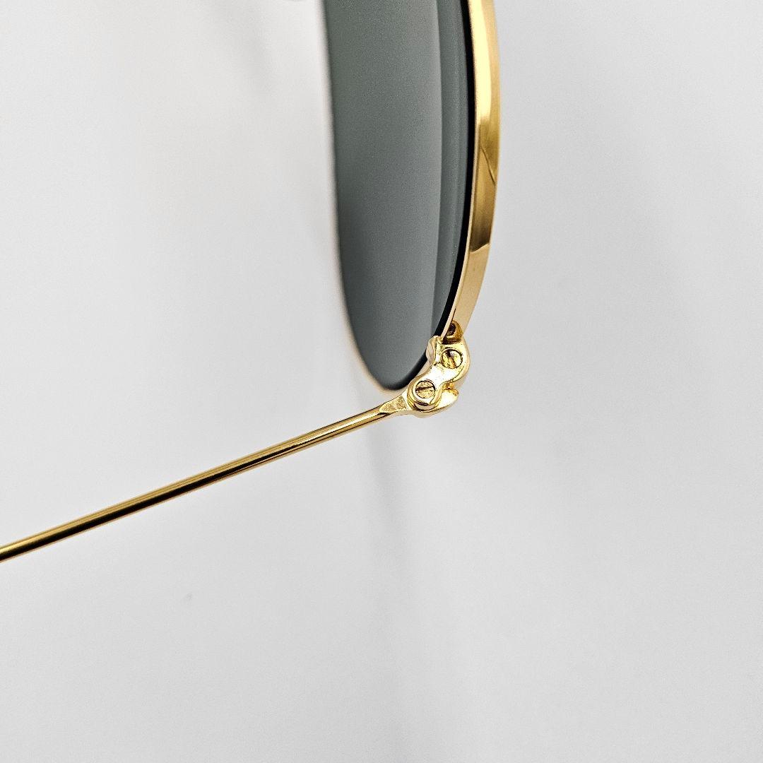 美品　Ray-Ban　レイバン　アビエーターゴールドメタルツーブリッジ