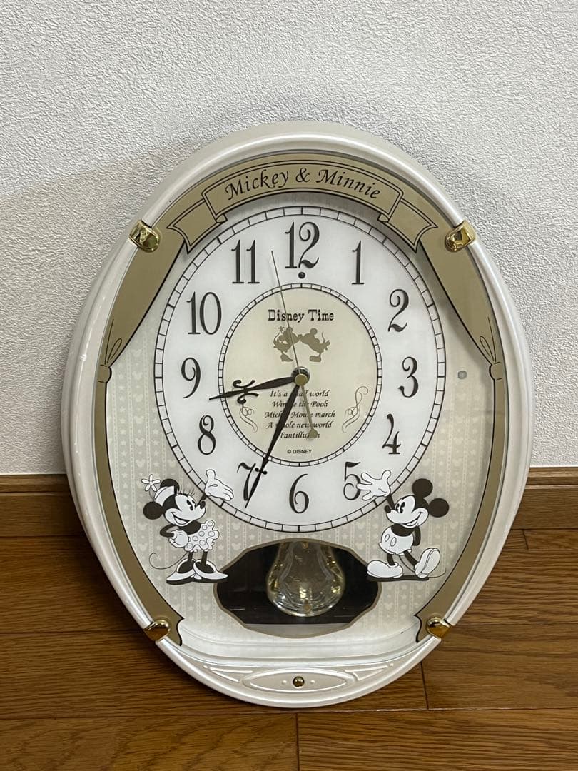 電波時計 ディズニー　FW567W 壁掛け時計 Disney Time