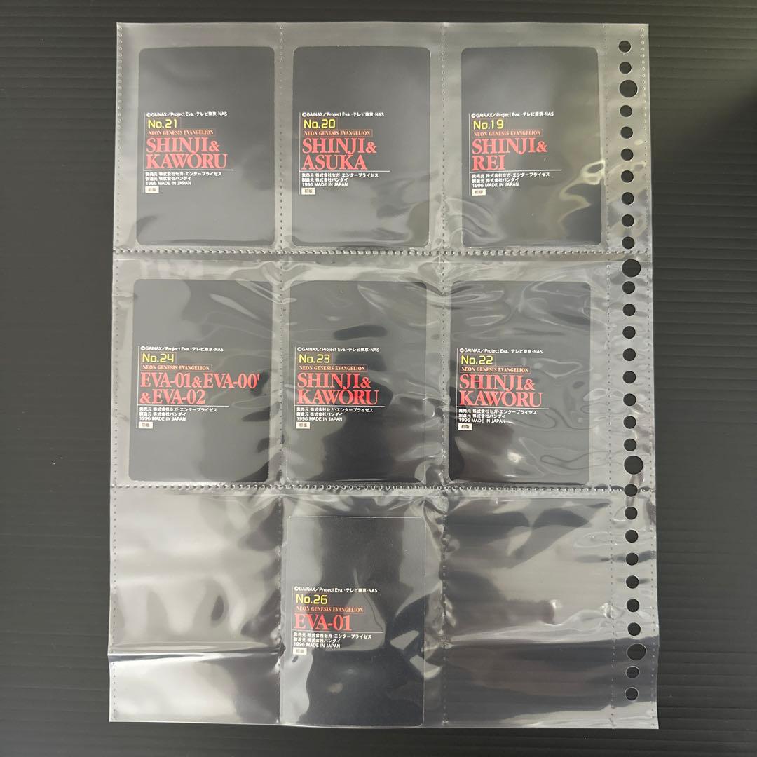エヴァンゲリオン　カードダス　第一弾　第1弾　初版　セミコンプリートセット