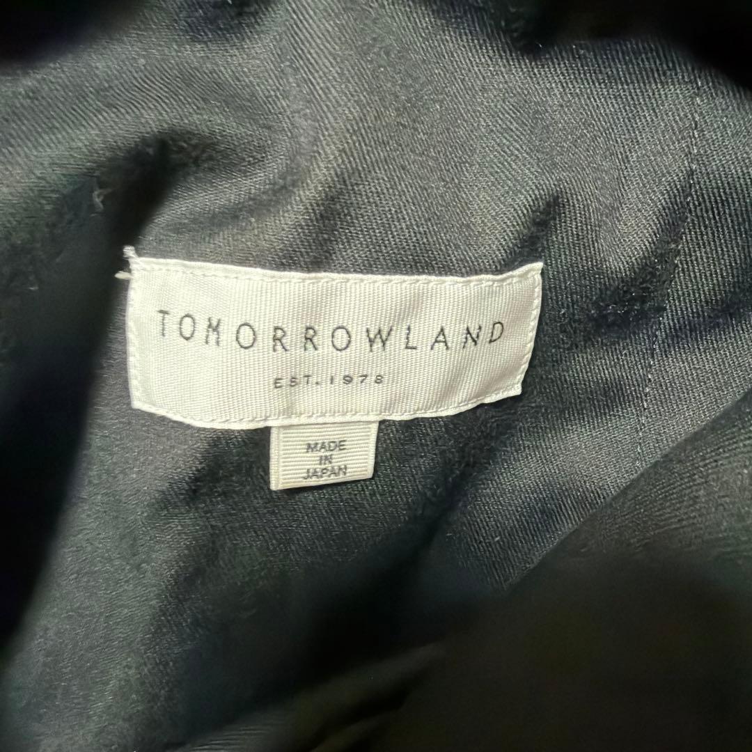 トゥモローランド　セットアップ　ビジネススーツ　ネイビー　紺　上下　メンズ