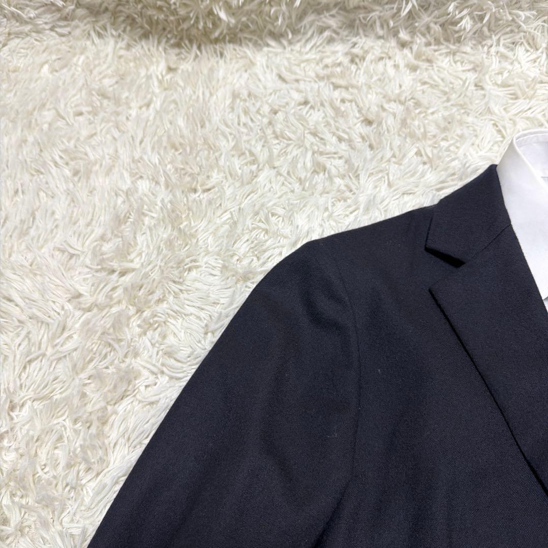 トゥモローランド　セットアップ　ビジネススーツ　ネイビー　紺　上下　メンズ