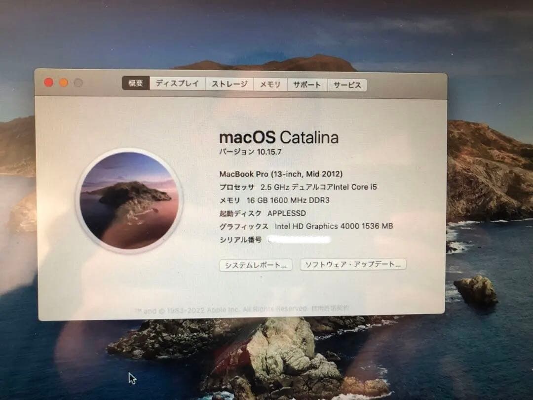 MacBook Pro (13-inch, Mid 2012)i5 &一台限定