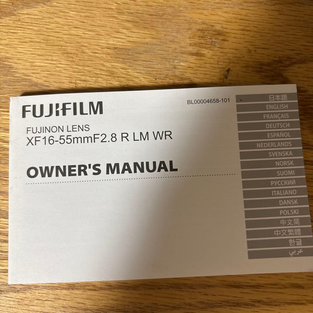 レンズ(ズーム) FUJINON XF16-55mmF2.8 R LM WR