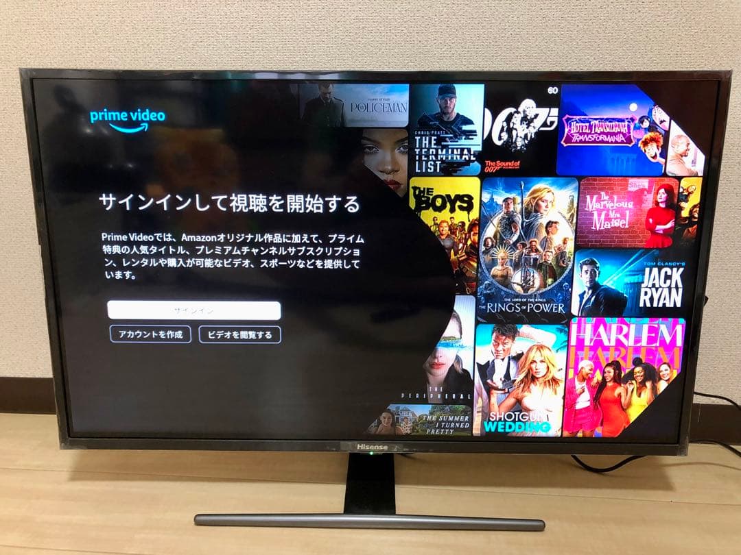 ハイセンス32型テレビ HJ32A5800　スマイlink TV stick付き