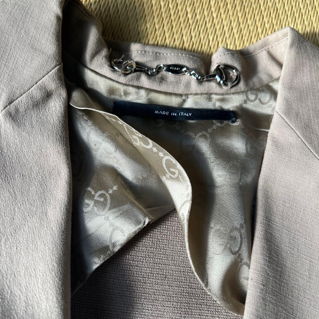 Gucci ベージュ テーラードジャケット イタリア製