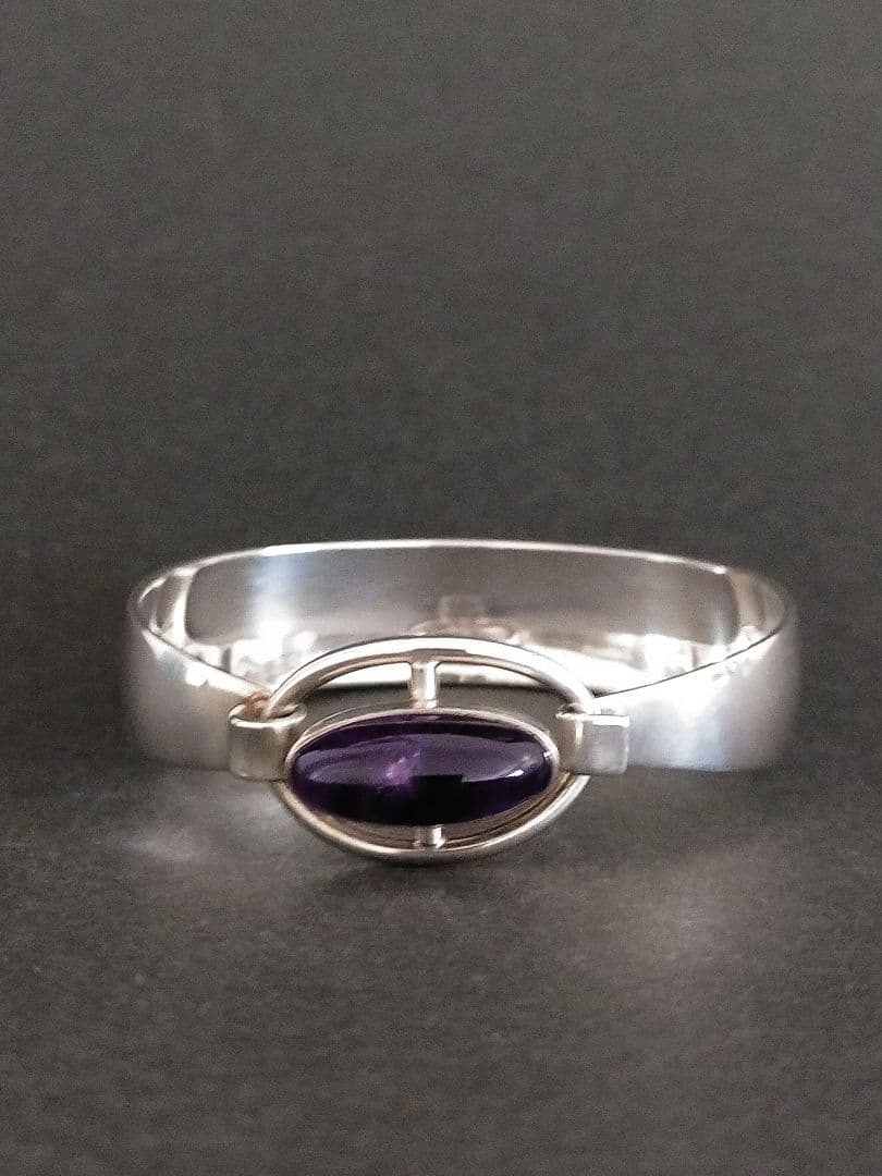 北欧ヴィンテージ N.E FROM フロム アメジストのバングル