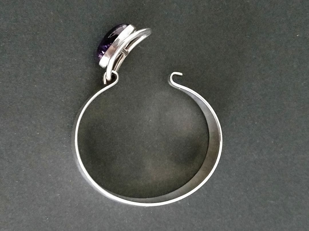 北欧ヴィンテージ N.E FROM フロム アメジストのバングル