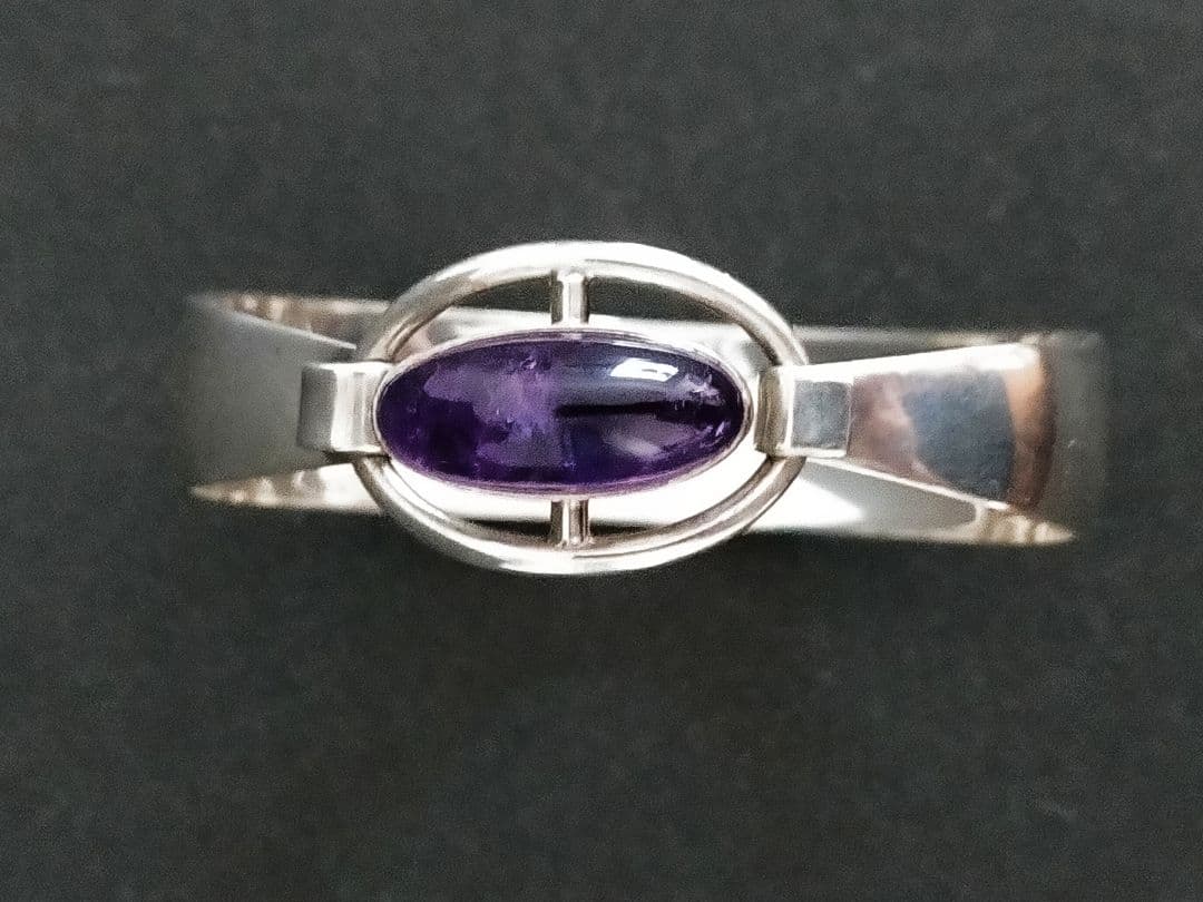 北欧ヴィンテージ N.E FROM フロム アメジストのバングル