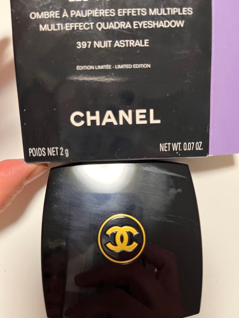 ほぼ新品！CHANEL レキャトルオンブル397ニュイアストラル★クリスマス限定