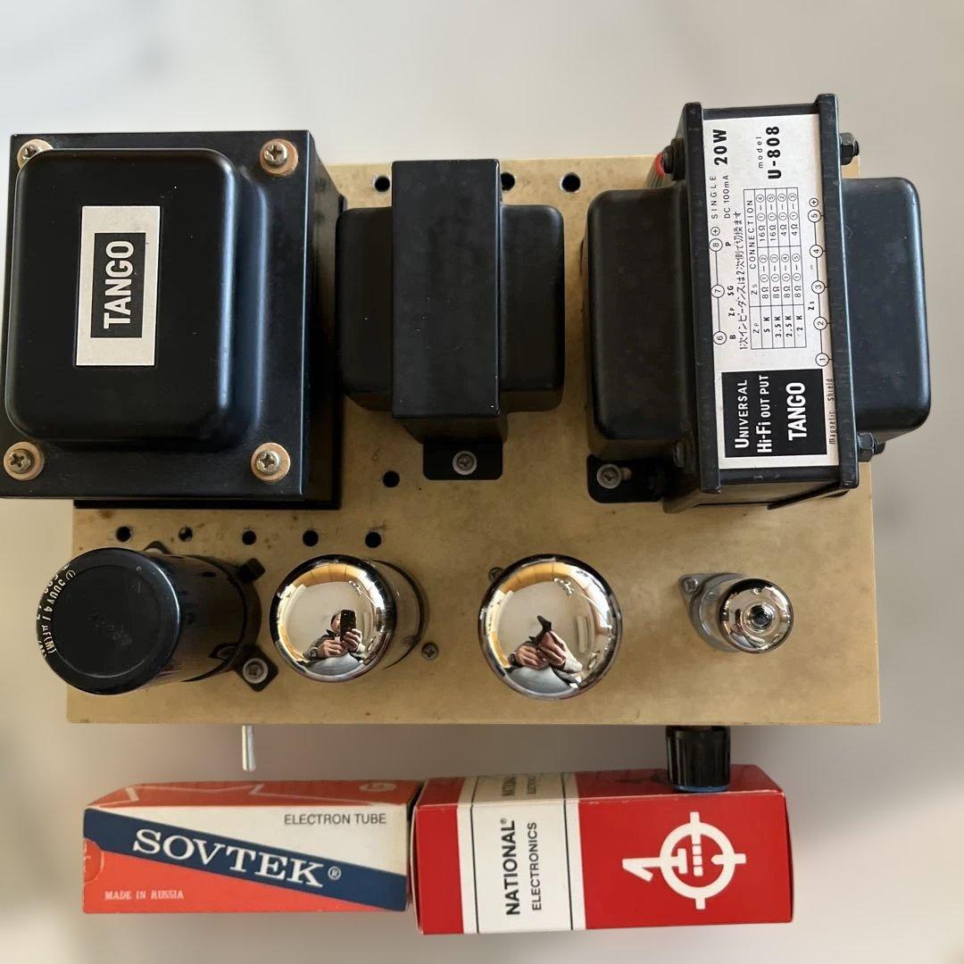 真空管EL34/6CA7 モノラルパワーアンプ　自作