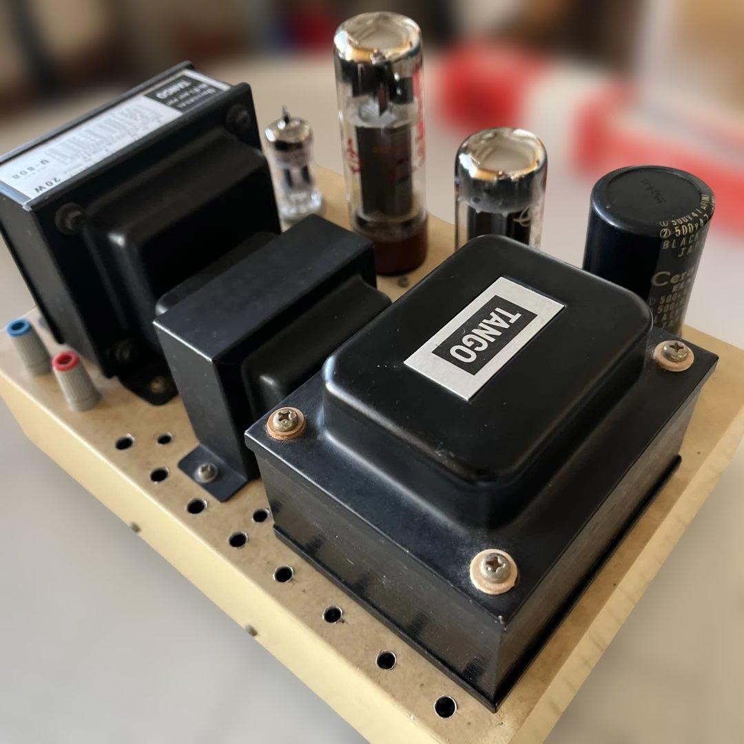 真空管EL34/6CA7 モノラルパワーアンプ　自作