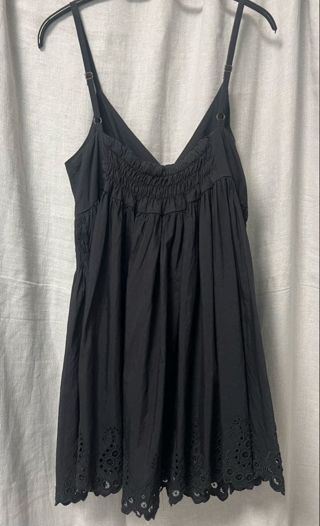 crinkle crinkle crinkle 黒　キャミソール　ブラウス