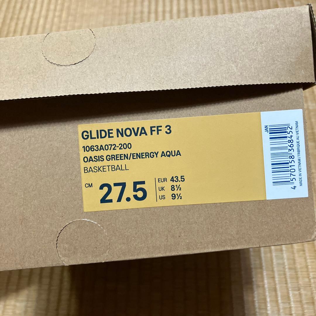 ASICS グライドノヴァ　ff3 ミントグリーン