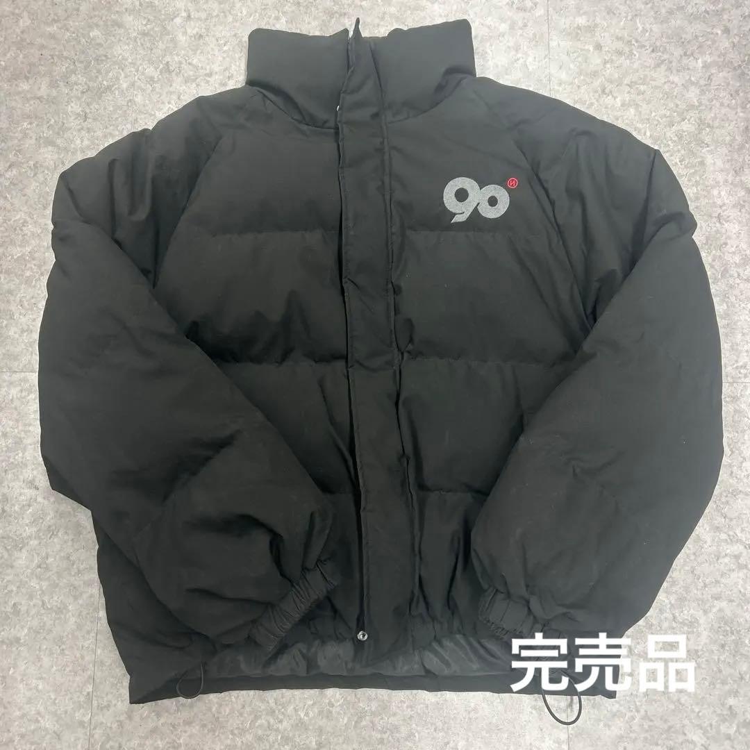 9090 ダウンジャケット ブラック 短丈