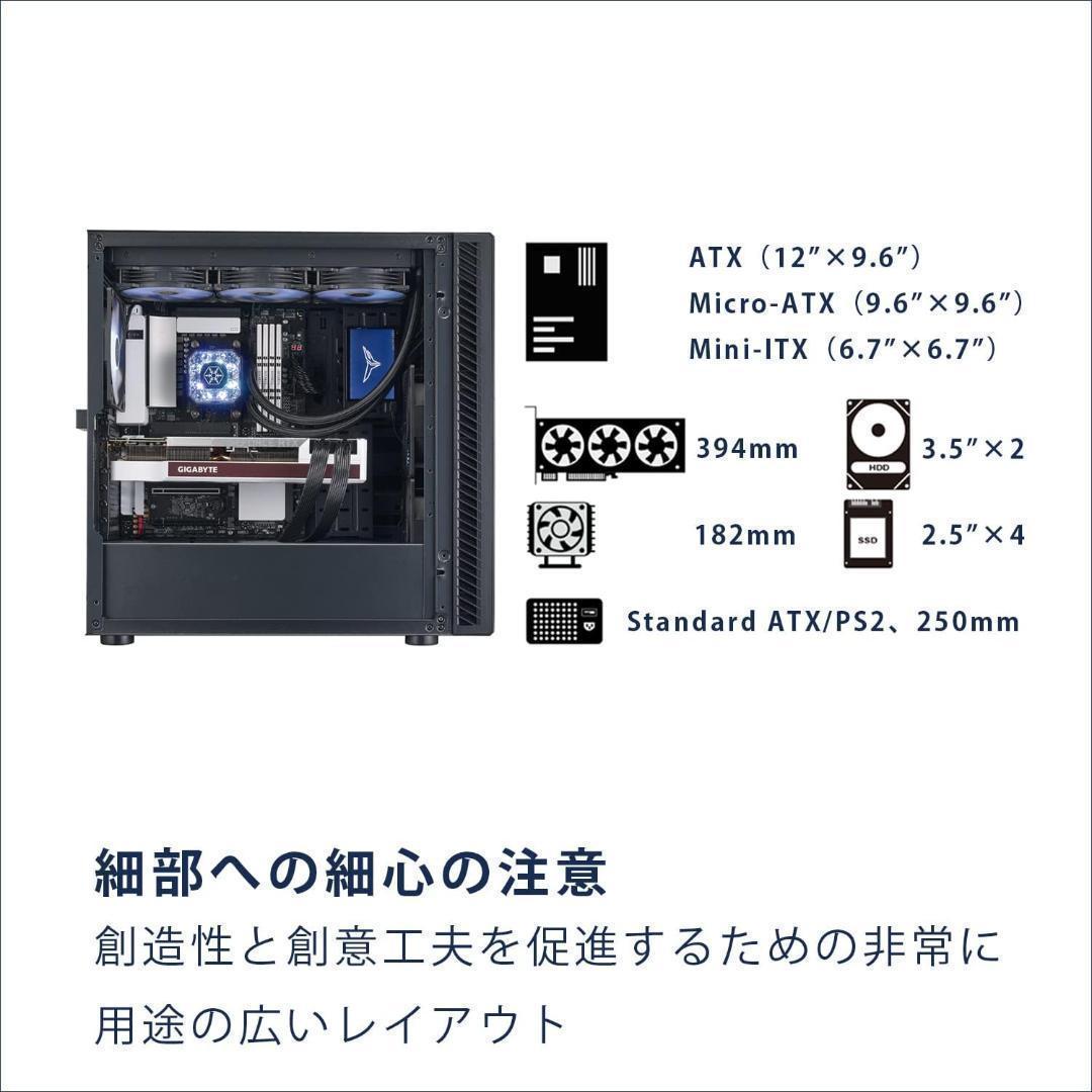 未使用 Silver Stone SETA 静音ケース SST-SEQ1B