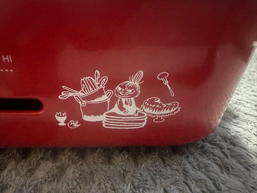 BRUNOムーミン ホットプレート レッド たこ焼きプレート付き