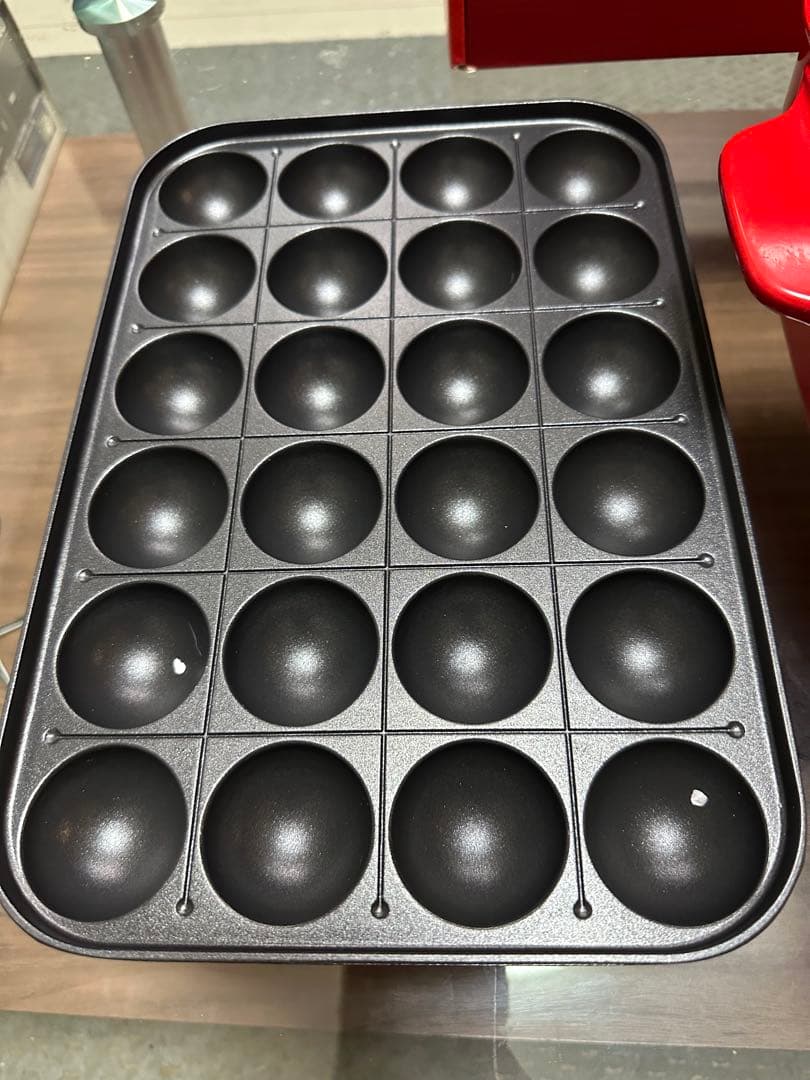 BRUNOムーミン ホットプレート レッド たこ焼きプレート付き