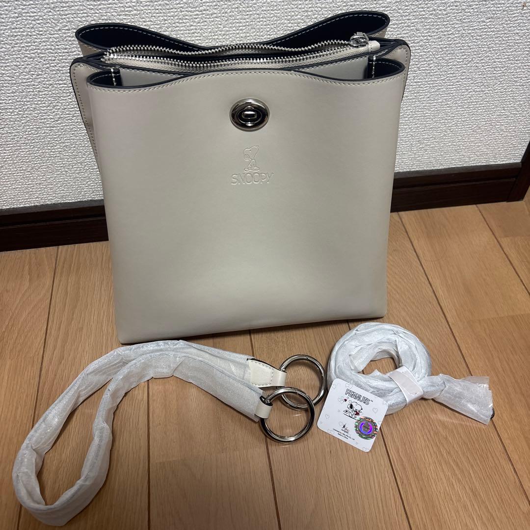 スヌーピー バッグ トート ショルダー 2way 新品 未使用 未開封