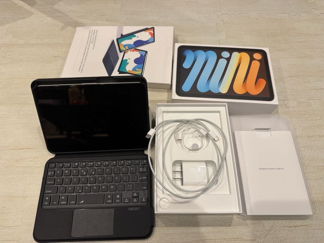 ipad mini 6 256GB WiFiモデル キーボードケース付き