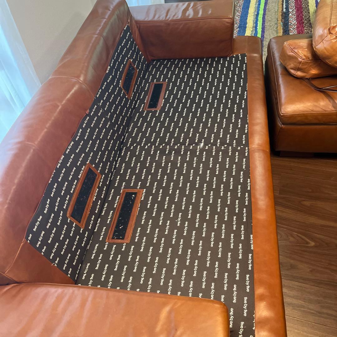 ふじぼう 【中古】アクタス five by five 3人掛けソファ