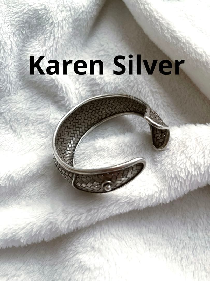 【Karen Silver】 カレンシルバー バングル 魚