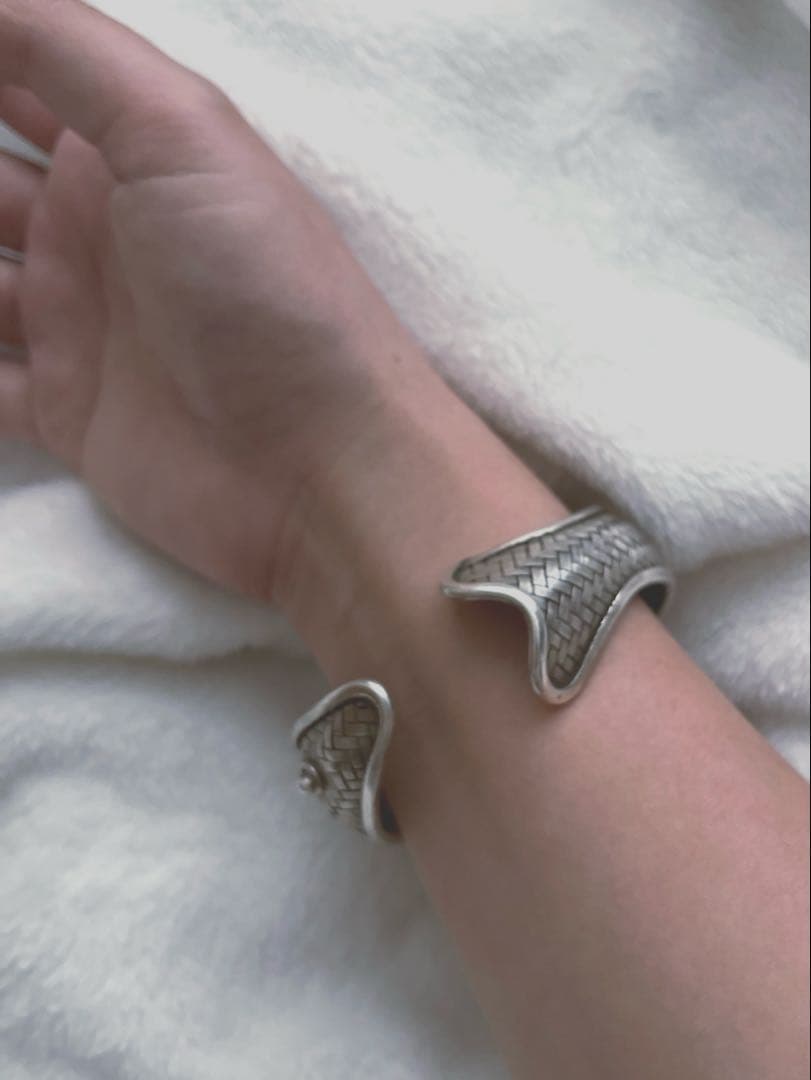 【Karen Silver】 カレンシルバー バングル 魚