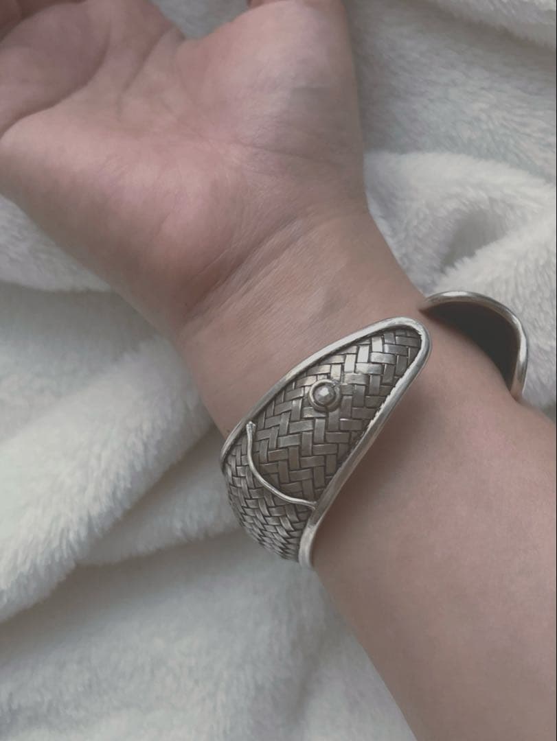 【Karen Silver】 カレンシルバー バングル 魚