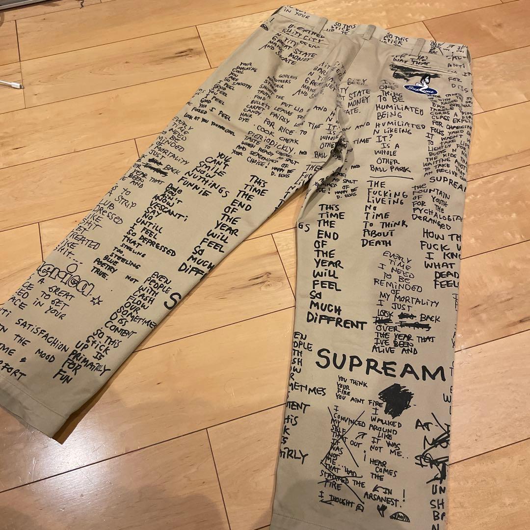 【32】Supreme Gonz Poems Chino Pant khaki