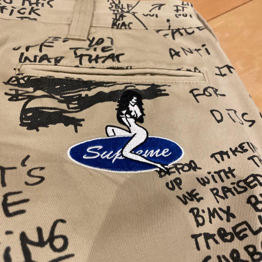 【32】Supreme Gonz Poems Chino Pant khaki