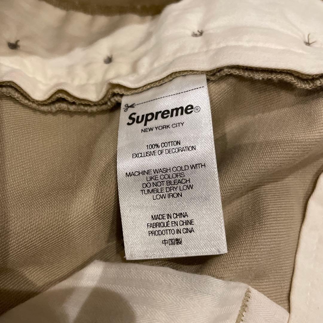 【32】Supreme Gonz Poems Chino Pant khaki