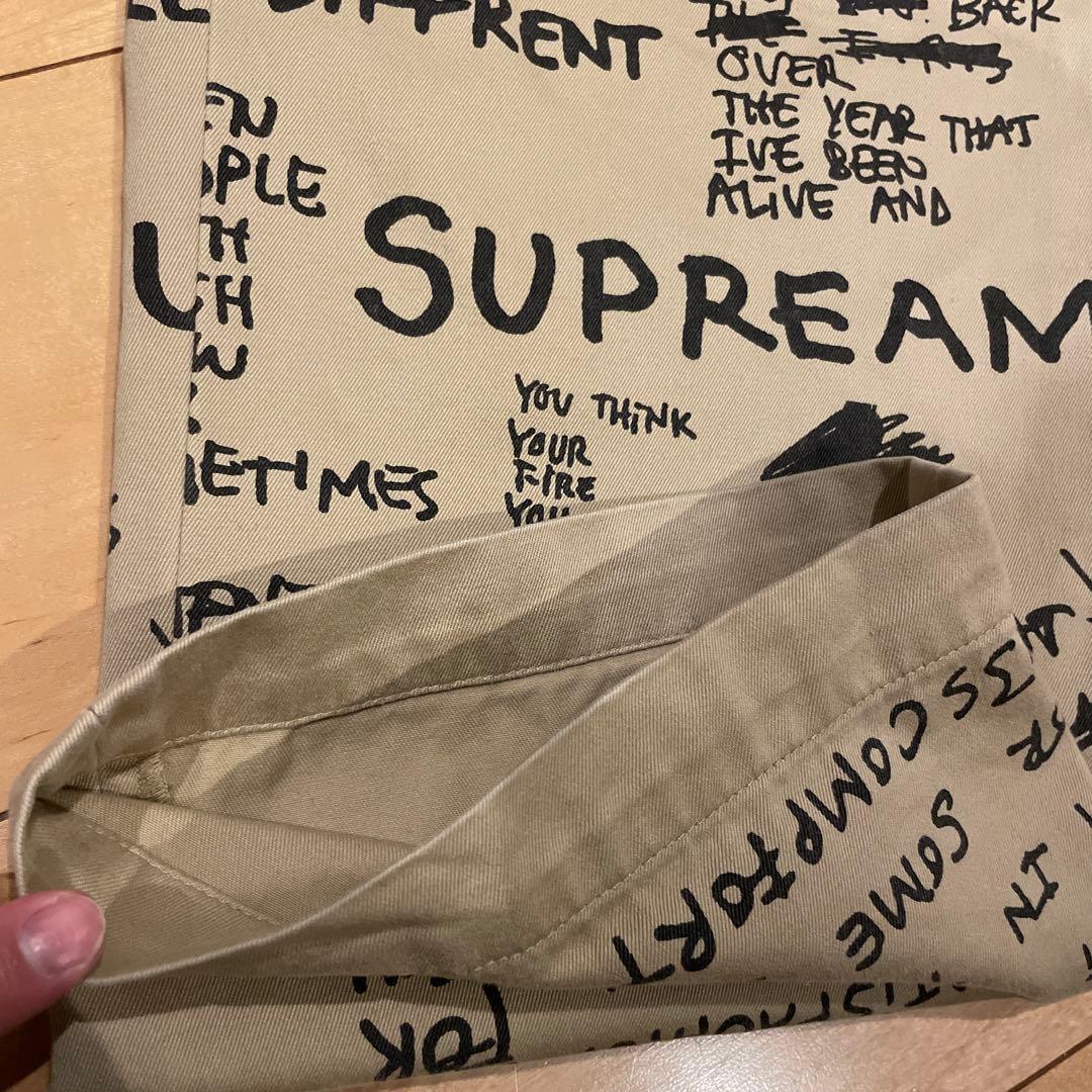 【32】Supreme Gonz Poems Chino Pant khaki