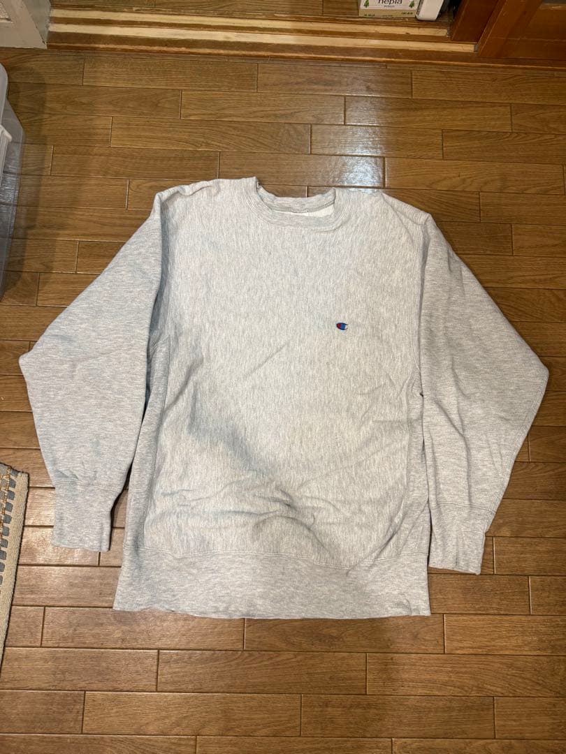 た*く様 90s チャンピオン USA製 リバースウィーブ XL グレー 目あり