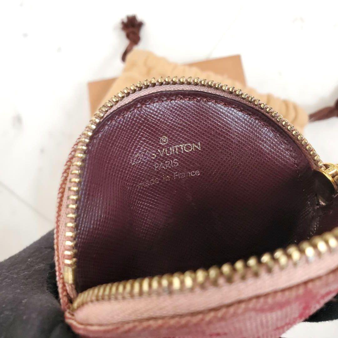 良品 ルイヴィトン ケース モノグラム ミニ ポルトモネ ロン 希少