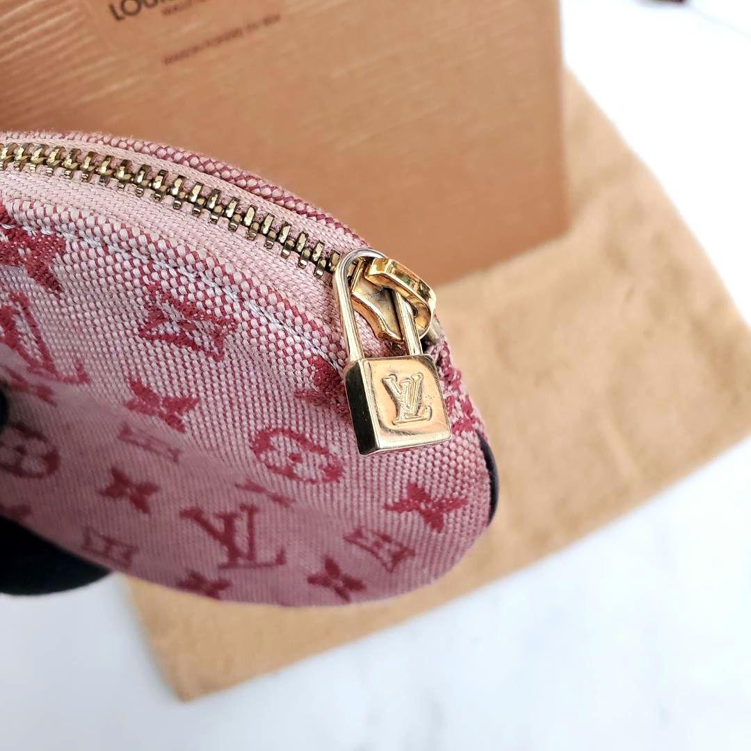 良品 ルイヴィトン ケース モノグラム ミニ ポルトモネ ロン 希少