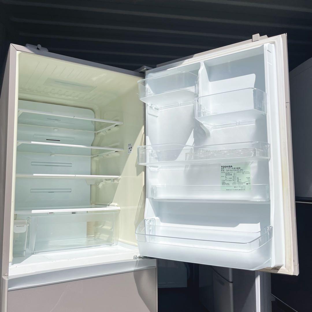 127取付無料！東芝ベジータ エディオン限定モデル タッチパネル付き5ドア冷蔵庫