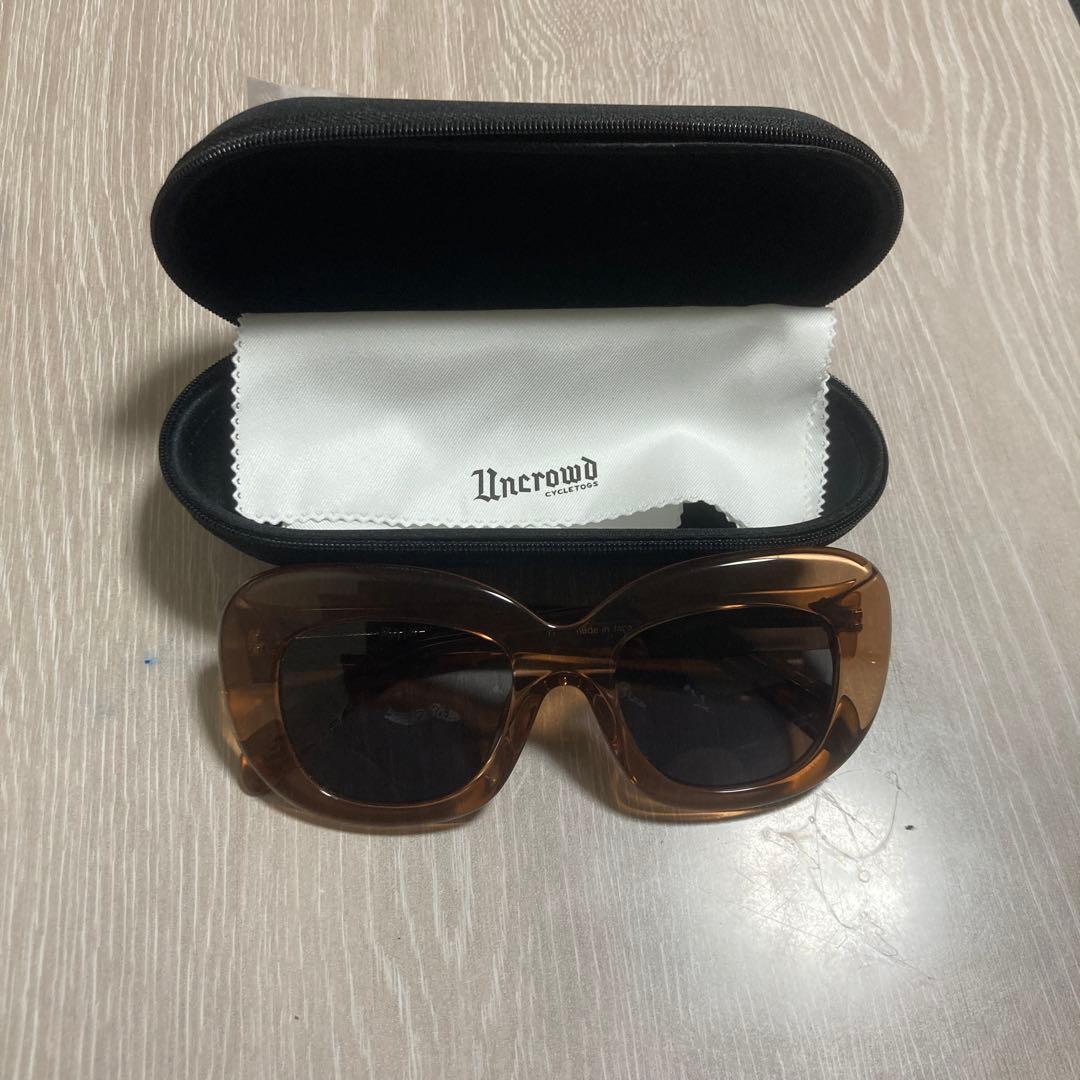 Uncrowd コーラブラウン サングラス ケース付き