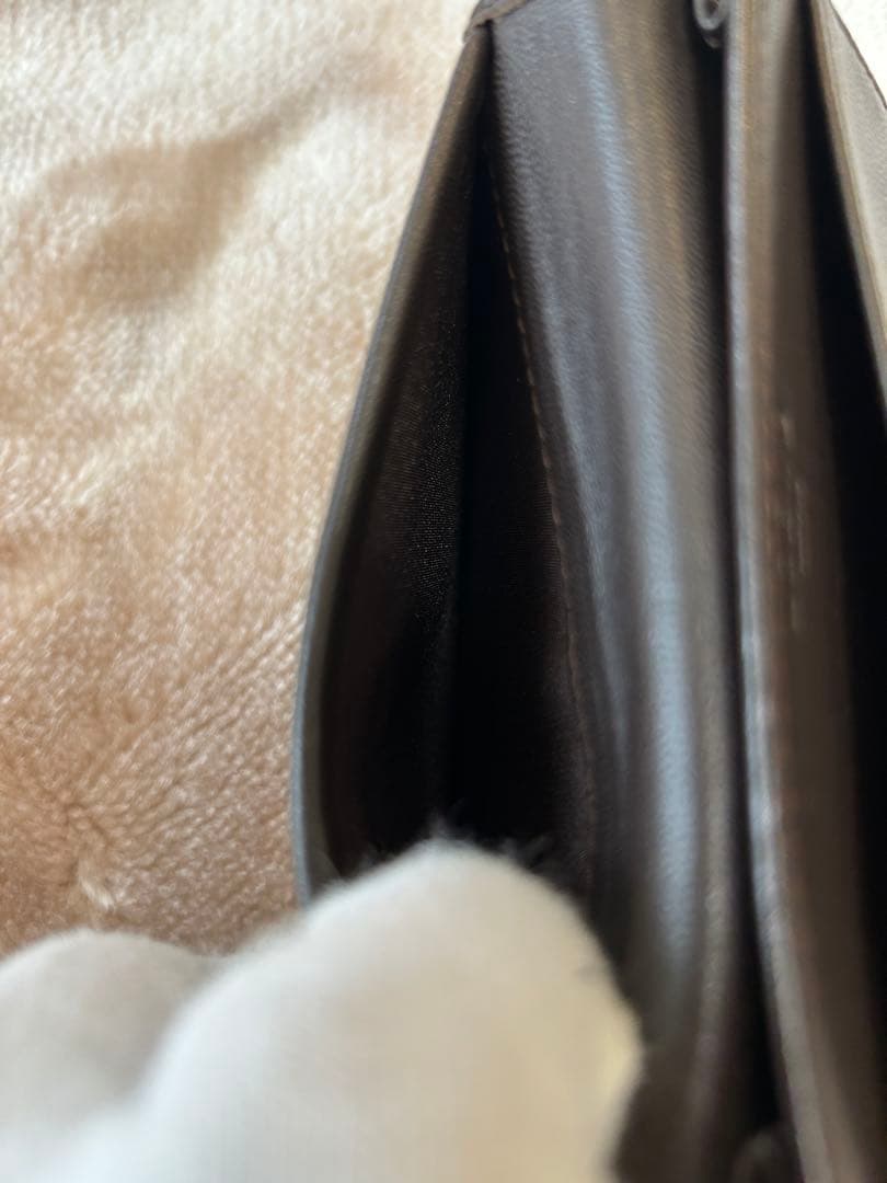 LOEWEロエベ名刺入れカードケースユニセックスレディースメンズ焦げ茶色系DBR