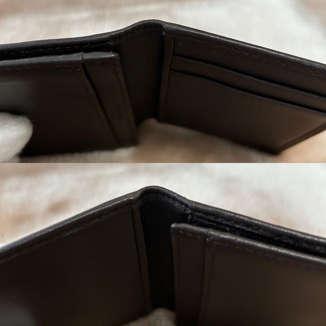 LOEWEロエベ名刺入れカードケースユニセックスレディースメンズ焦げ茶色系DBR