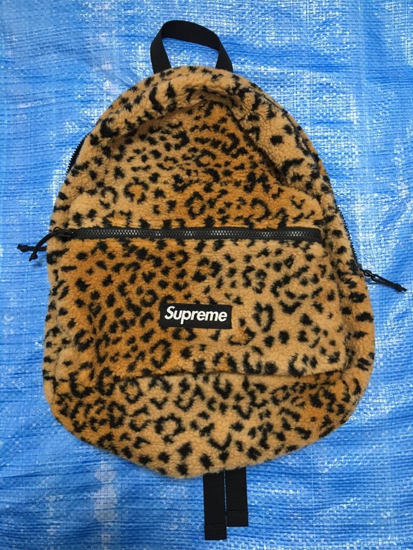 レア　Supreme Leopard back pack レオパード