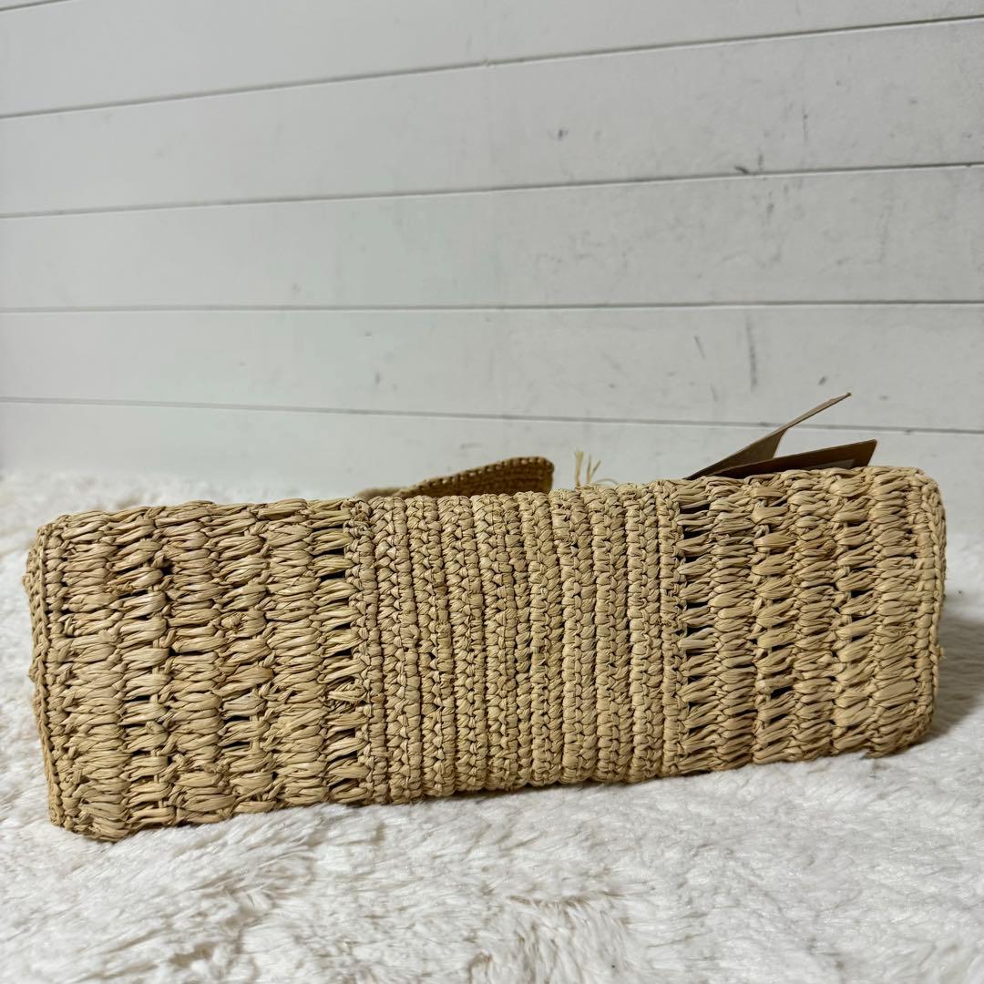 新品未使用✨MAISON N.H PARIS トートバッグ　ベージュ　ラフィア