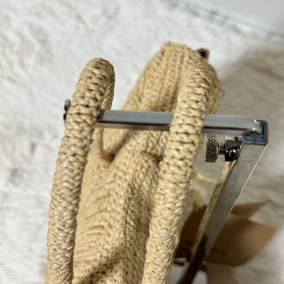 新品未使用✨MAISON N.H PARIS トートバッグ　ベージュ　ラフィア