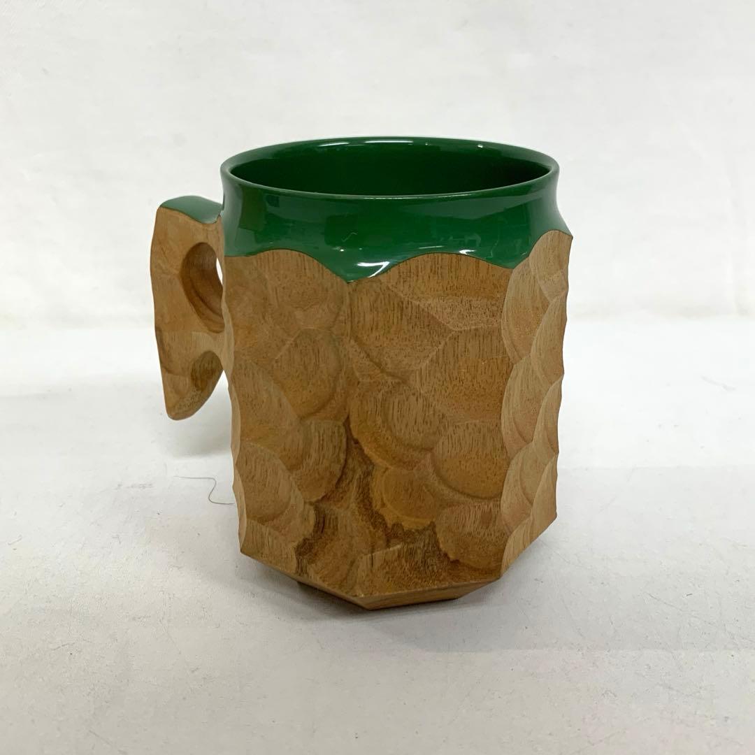 Akihiro woodworks jincup ジンカップ 漆 グリーン 2L
