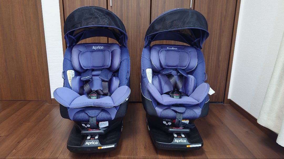 Aprica クルリラ Premium 車用チャイルドシート ネイビー【一脚】