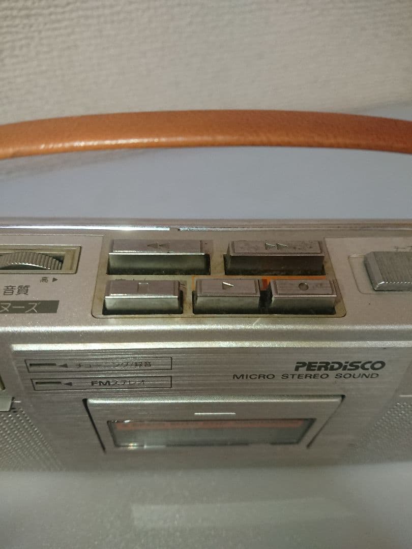 ジャンク品 日立 FM/AM ステレオカセットレコーダー TRK-4600M