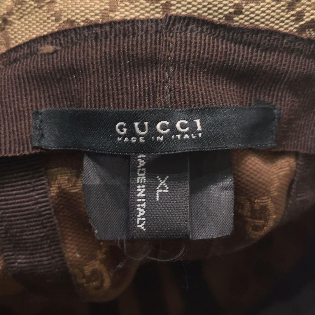 GUCCI グッチ GGキャンバス バケットハット イタリア製 ユニセックス
