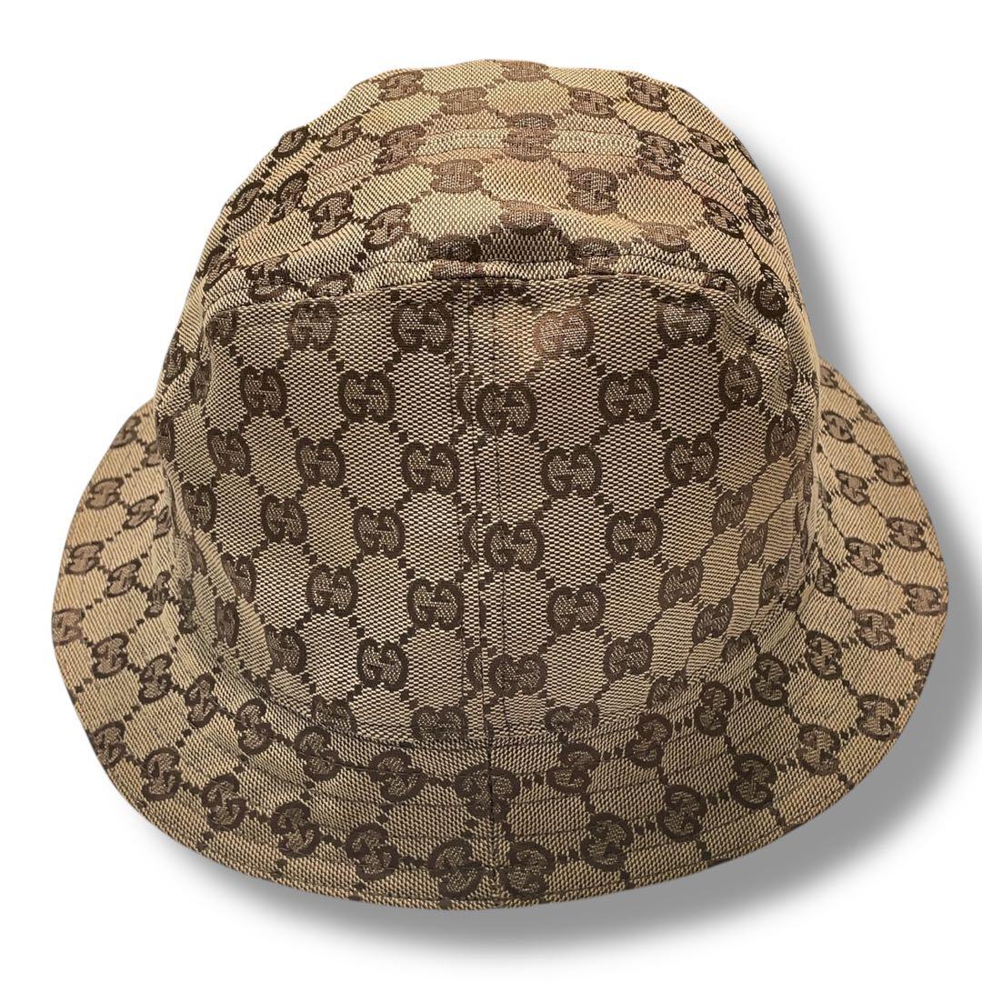 GUCCI グッチ GGキャンバス バケットハット イタリア製 ユニセックス