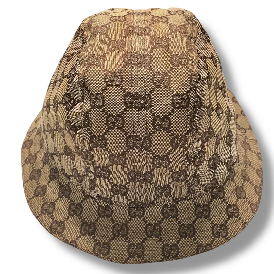 GUCCI グッチ GGキャンバス バケットハット イタリア製 ユニセックス